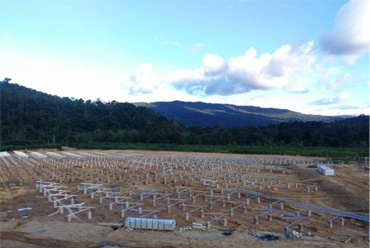 uisolar leverde zonnepanelen voor een 3mw pv-project in maleisië