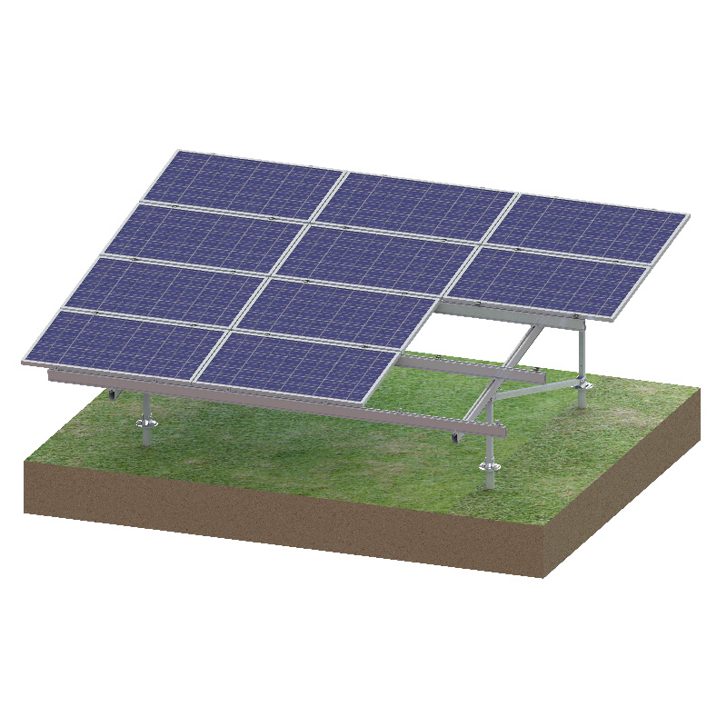 grondmontagebeugels op zonne-energie 