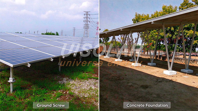 Grondschroeven vs. Betonnen funderingen: Welke is beter voor zonne-energieprojecten?