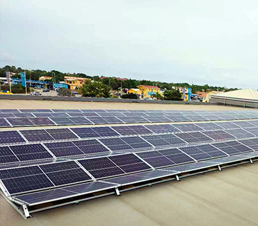 
     Oost-West ballast fotovoltaïsch montagesysteem 
    