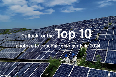 Vooruitzichten voor de top 10 leveringen van fotovoltaïsche modules in 2024